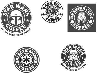 Free Coffee Star Wars Svg