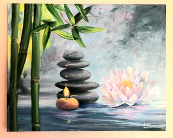 水面の花 絵画 il_340x270.3975690673_6cfs.jpg