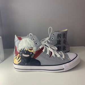 Hand Painted Anime Sneakers