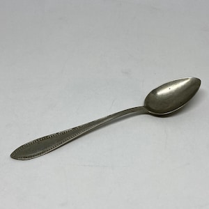 Silver Plated Teaspoon, Dessert Spoon, Vintage Silver Cutlery, Gift for Tea Lovers, Sugar Spoon, Retro Decoration, Heirloom