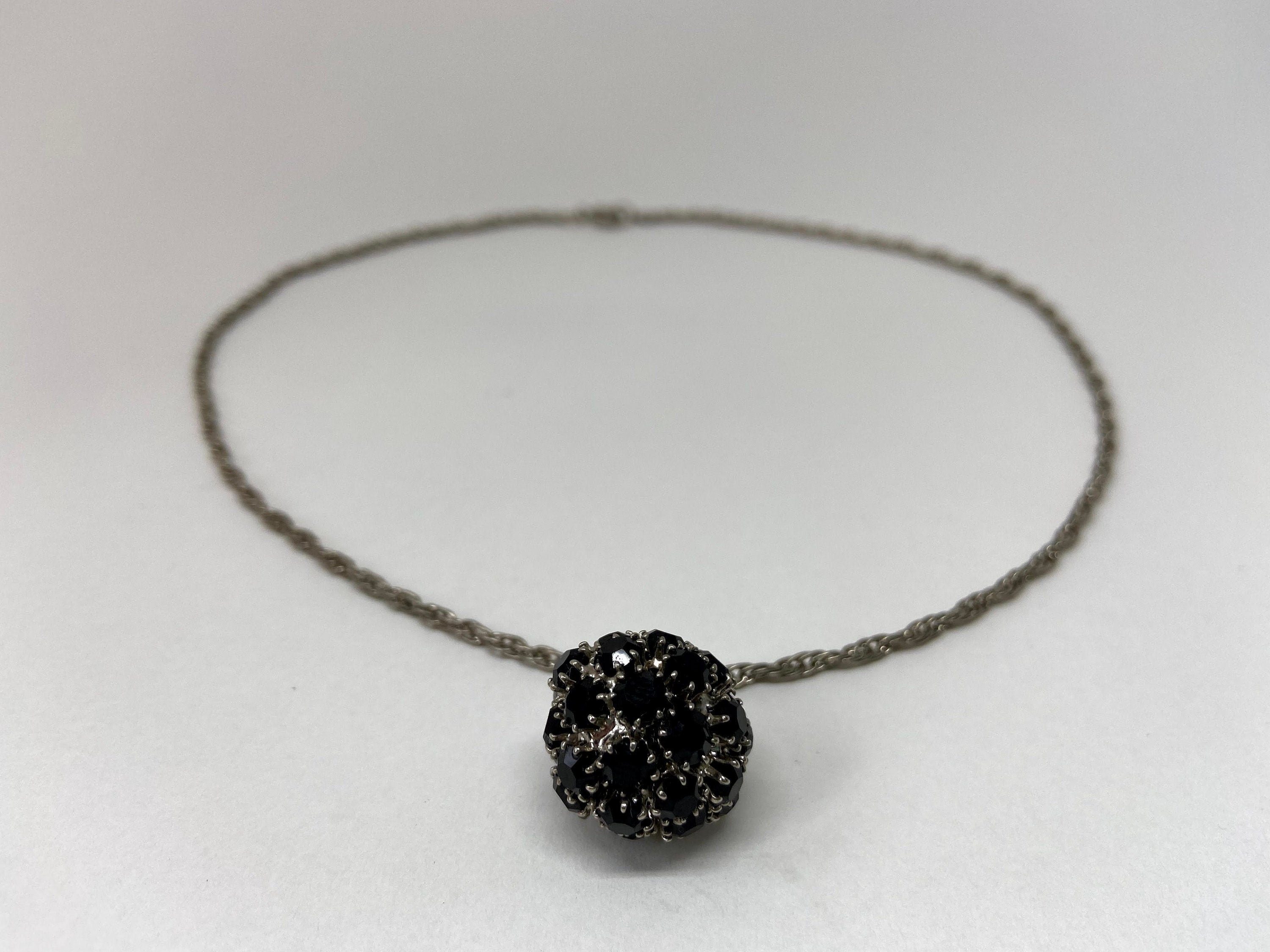 Silver Necklace With Pendant Made of 