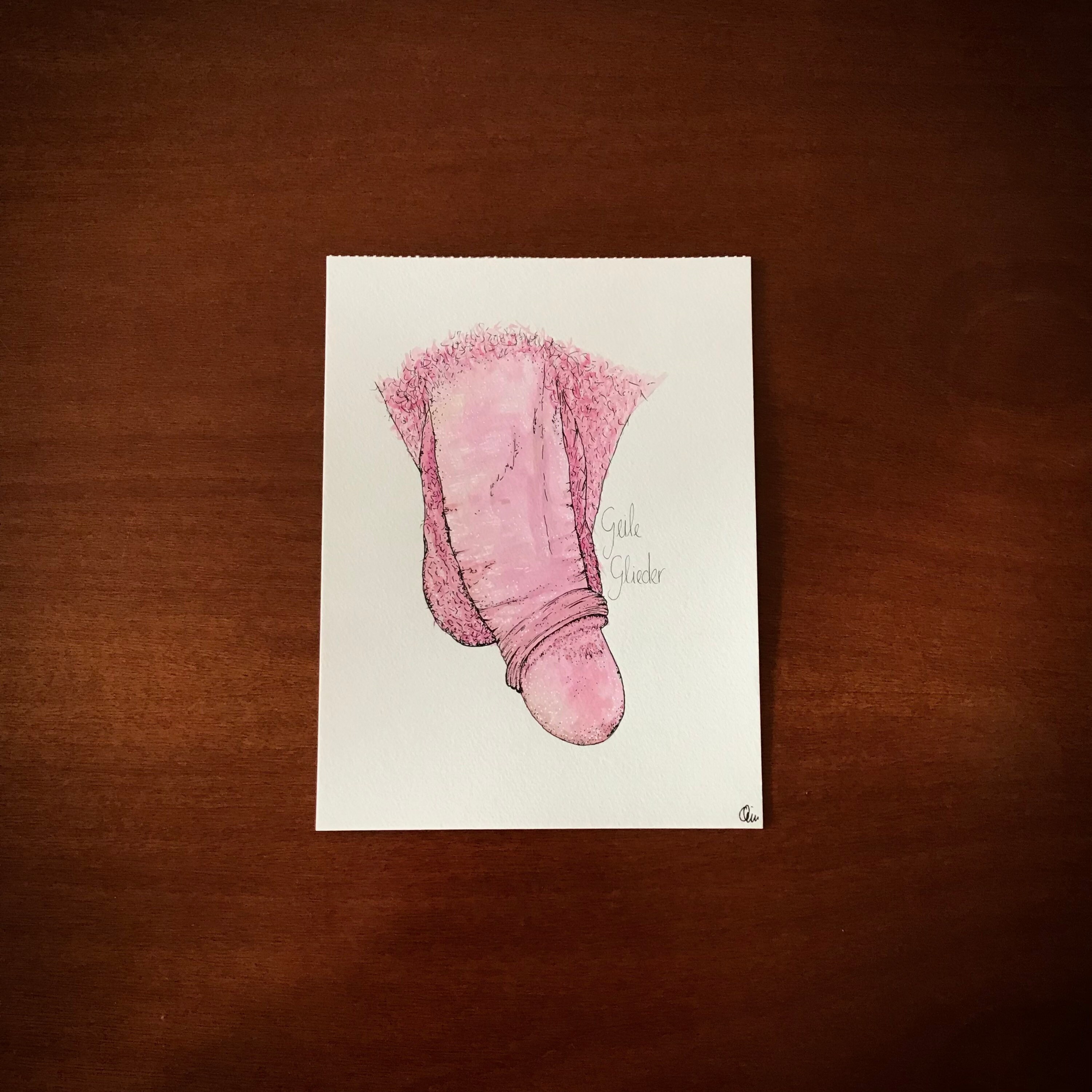 Penis painting Foto
