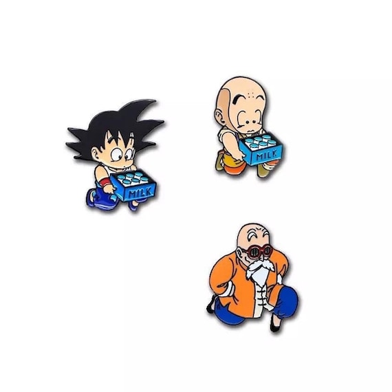 Dragon Ball Z Pins Goku Pin Krillin Pin Master Roshi Pin Etsy