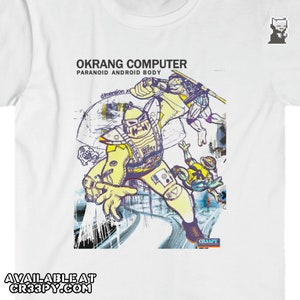O Krang Computer Paranoid Android Body Turtles Teen Mashup Shirt
