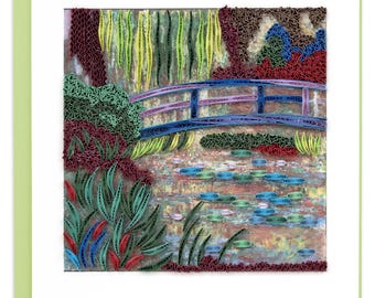 Quilled Artist Series – The Water Lily Pond, Monet