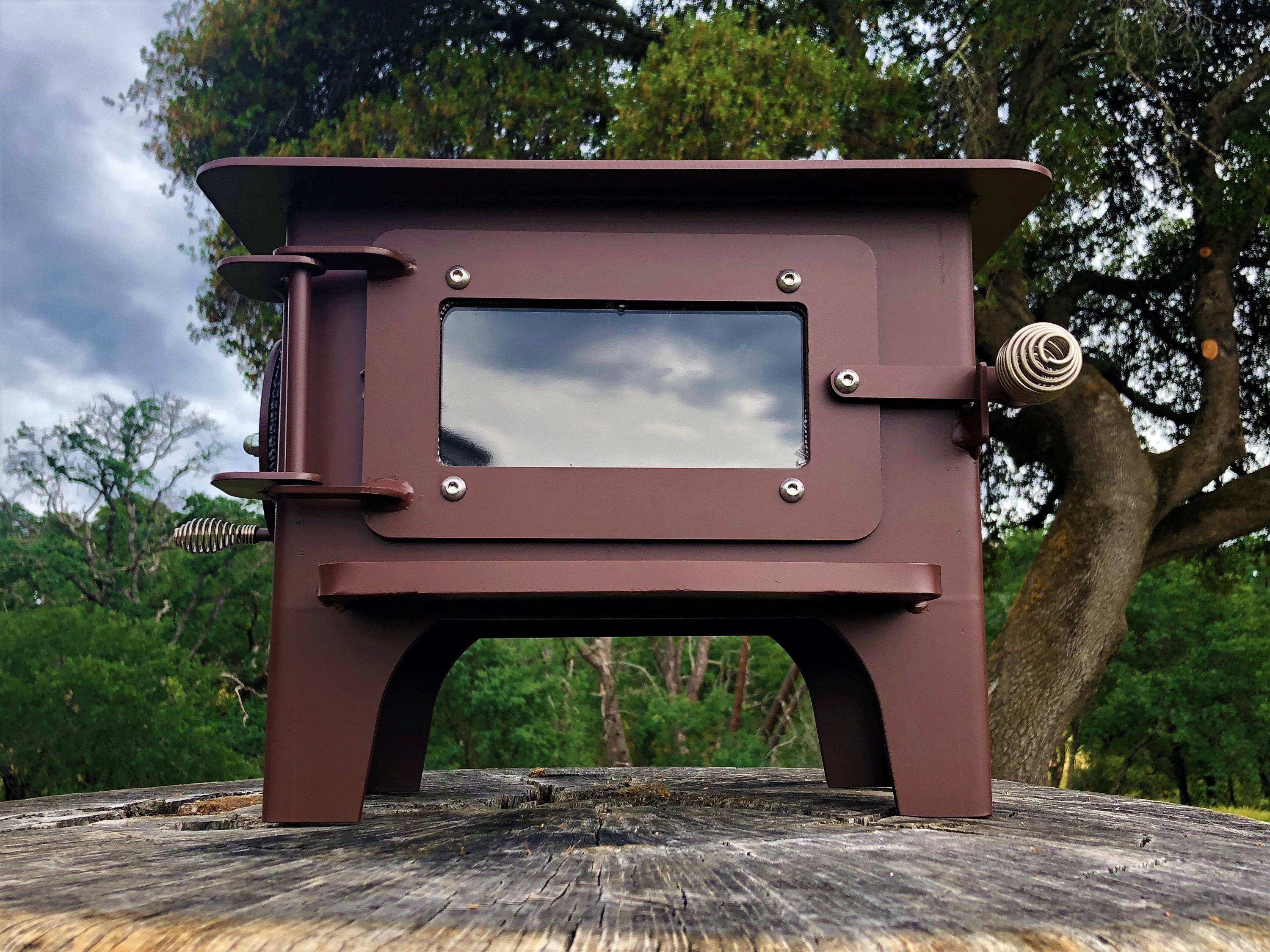 Tiny Wood Burning Stove for Tiny House Home Cabin Skoolie RV Etsy