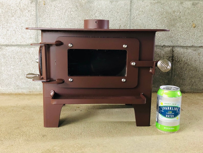 Tiny Wood Burning Stove for Tiny House Home Cabin Skoolie RV Container