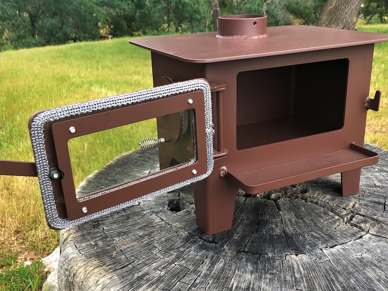 Tiny Wood Burning Stove for Tiny House Home Cabin Skoolie RV Etsy