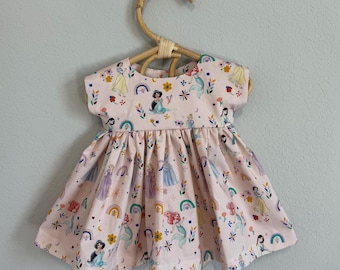 Handmade Princesses Baby Dress | Pink Cotton Outfit
