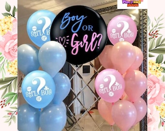 Gender reveal 33  PCS  balloons set Party decor