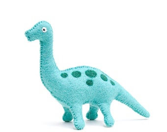 Brachiosaurus Dinosaur Felt Toy, Toy Dinosaur, Handmade Toy, Felt Toy, Wool Dinosaur Kids Toy, Baby Dinosaur Toy