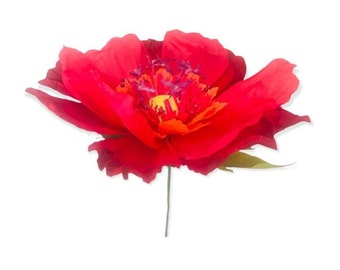 Dancing Flower - Paper flower, Giant paper flower, Huge paper flower - Red
