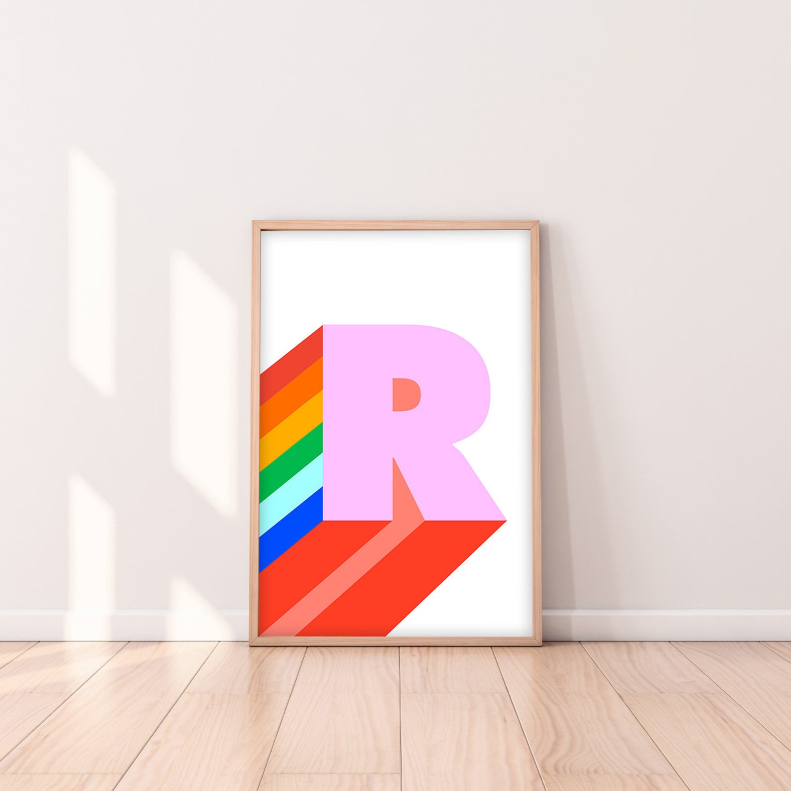 Super Letter R Alphabet Print Personalized Letter Print the - Etsy