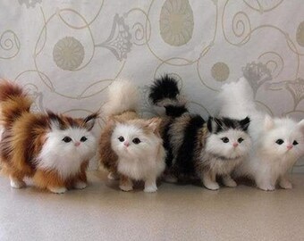 stuffed cats that look real