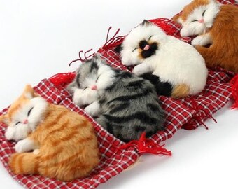 stuffed cats that look real