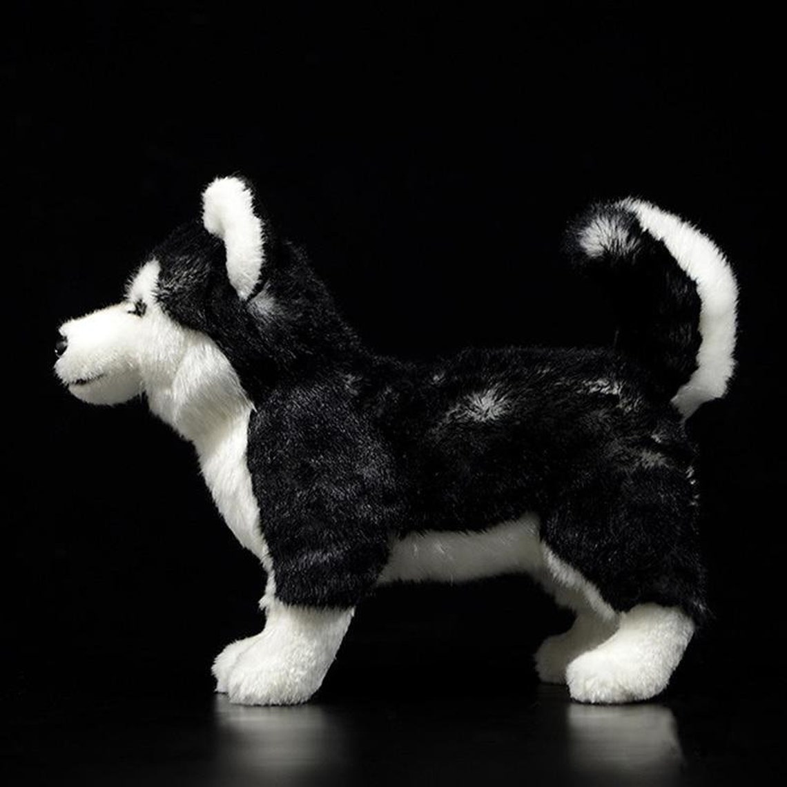 Siberian Husky Realistic Animal Stuffed Plush Toy | Etsy