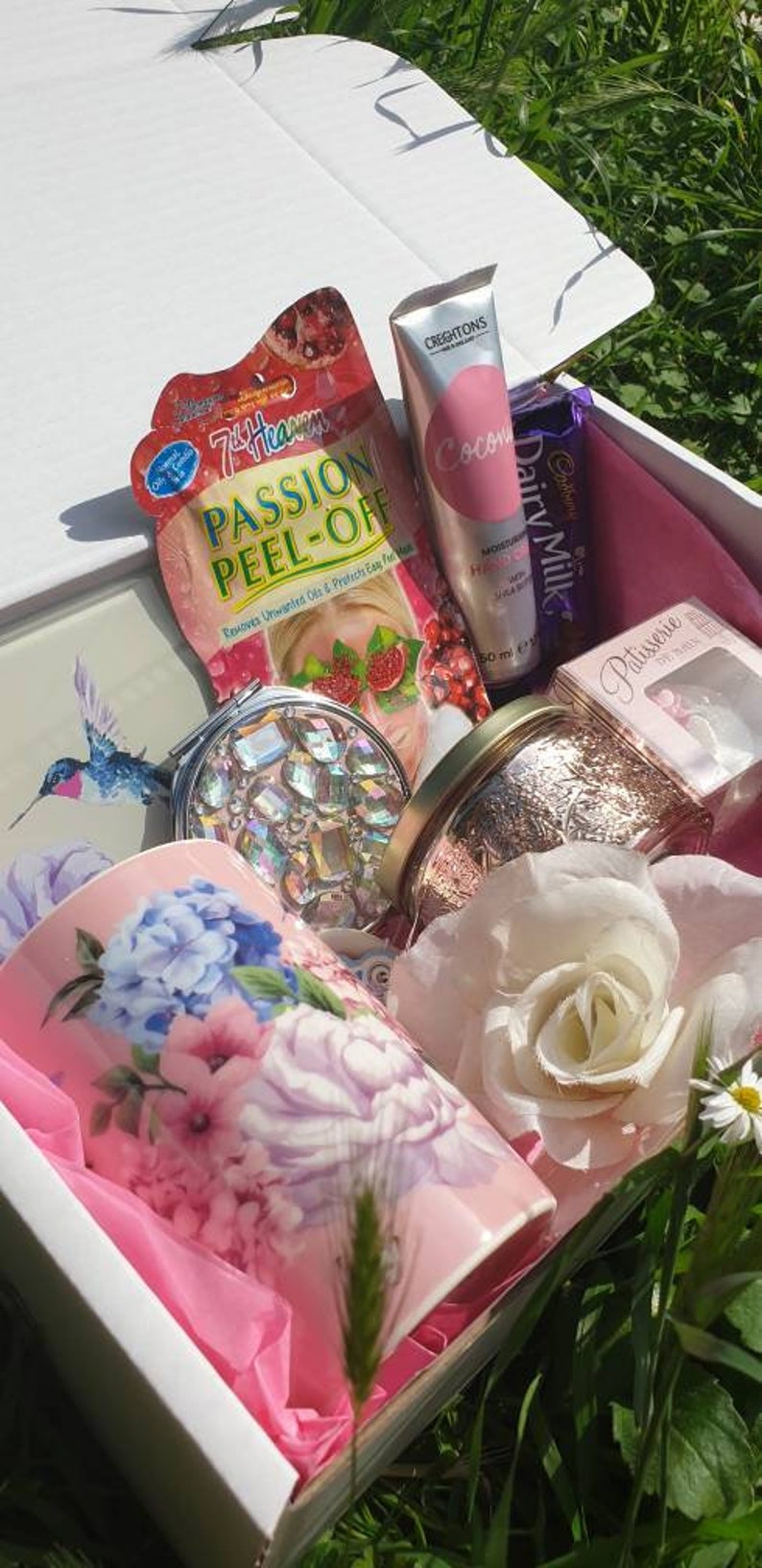 Personalised Ladies pamper spa gift hamper box for her