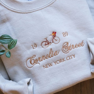 Cornelia Street Embroidered Sweatshirt
