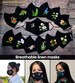 Embroidered  Face Mask with filter pocket, Pastel face mask, Breathable Linen Face Mask 