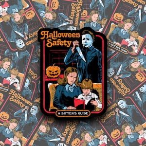 Michael Myers Halloween Sticker: Slasher Horror Die Cut
