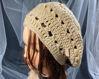 Crochet Stylish Slouch Hat | Winter Slouch Hat | Women's Slouchy Hat | Hand Crocheted Slouch Hat | Beanie Hat | 12 Color Choices