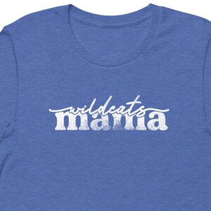 wildcat MAMA cursive trendy game ready #gametime #spiritwear #wildcatsmama #wildcatsmom Bella+Canvas 3001 Unisex t-shirt