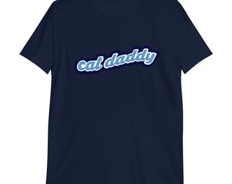 Retro Katzen Papa | #catlover #catdad #animallover #petdad | Süßes Geschenk Kurzarm Unisex T-Shirt