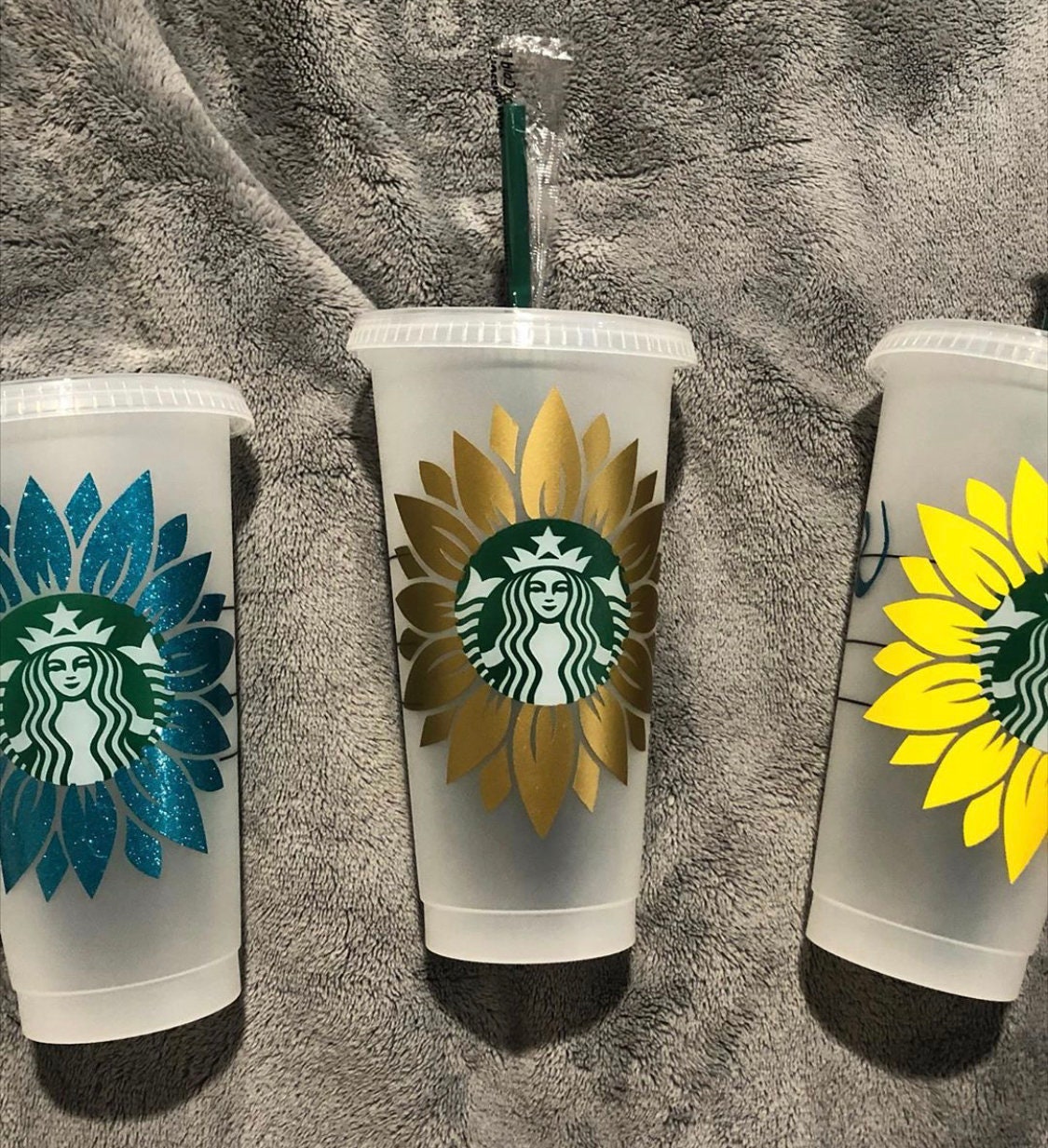 Sunflower Starbucks Cup Etsy