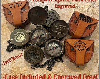 Personalized Compass, Engraved Compass, Unique Gift, Gift for Husband, Anniversary Gift, Personalized, Gift for him, Gift for Her, Romantic