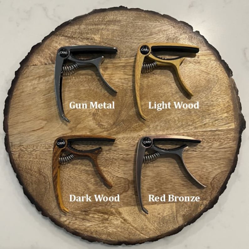 Personalized Guitar Capo Guitar Gift Custom Capo Musician Etsy