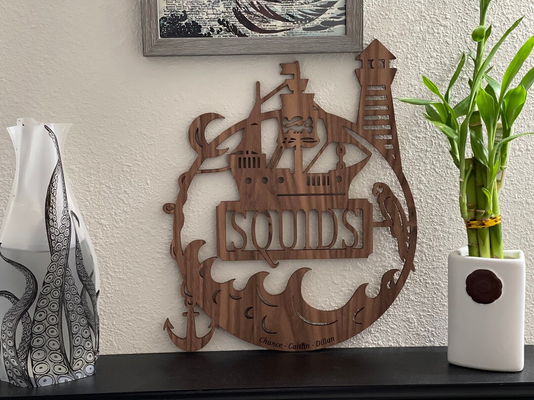 Personalized Children's Room Sign Natural Wood 11.5 Etsy