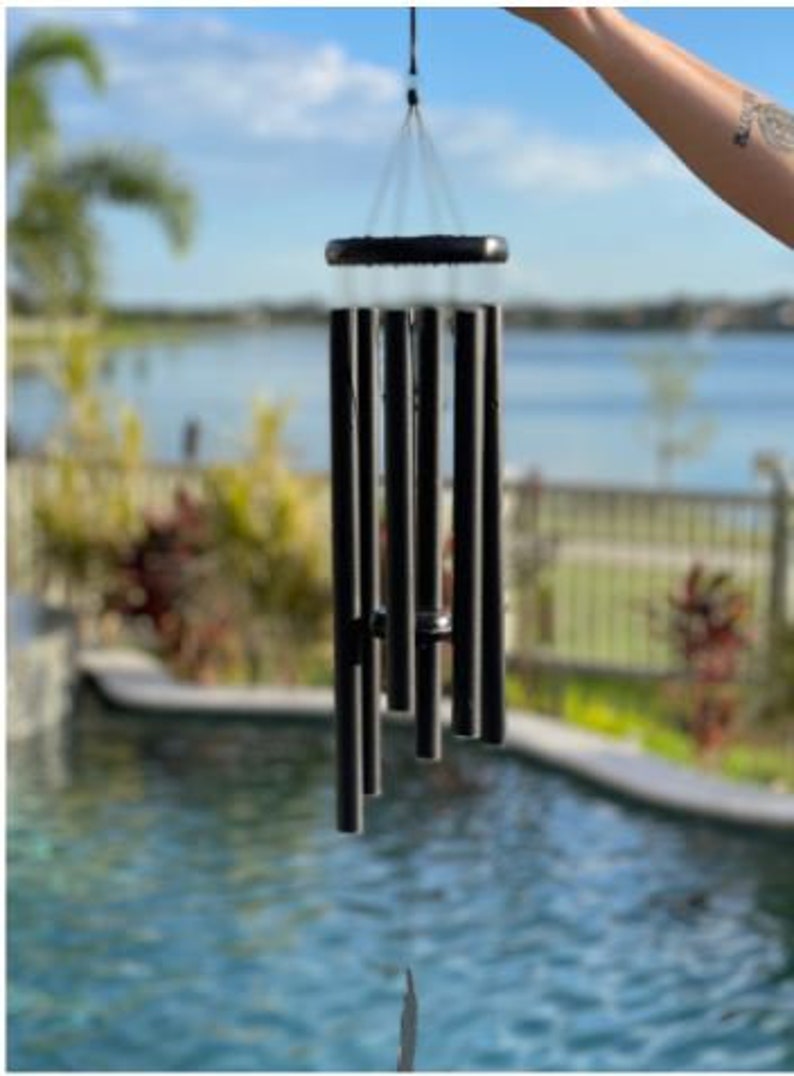 Memorial Wind Chime Personalized Wind Chime Custom Wind Chime Remembrance Gifts In Loving Memory 32 or 35 Customize Your Own image 2