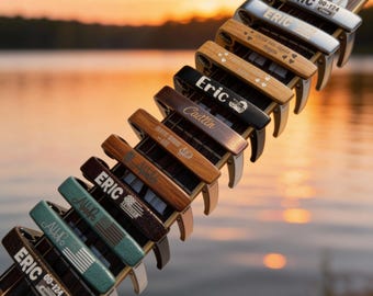Personalized Guitar Capo, Guitar Gift, Custom Capo, Musician Gifts, Guitar Accessories, Guitar Pick, Christmas Gift, Stocking Stuffer