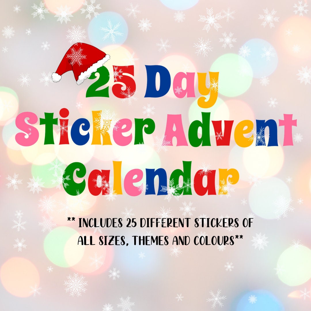 clearance for sale Offer Advent Calendar, Sticker Candles Tea