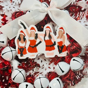 Mean Girls Weihnachtsaufkleber, Mean Girls Aufkleber, Mean Girls Geschenk, Filmliebhaber Aufkleber, Filmliebhaber Geschenk, Mean Girls Zeichnung