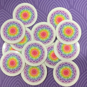 Mini Mandala Sticker, Vinyl Sticker, Mini Sticker, Laptop Sticker, Waterfles Sticker