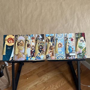 Set of 8 Christian Orthodox Bookmarks - beautiful bookmarks for bibles, books, or journals