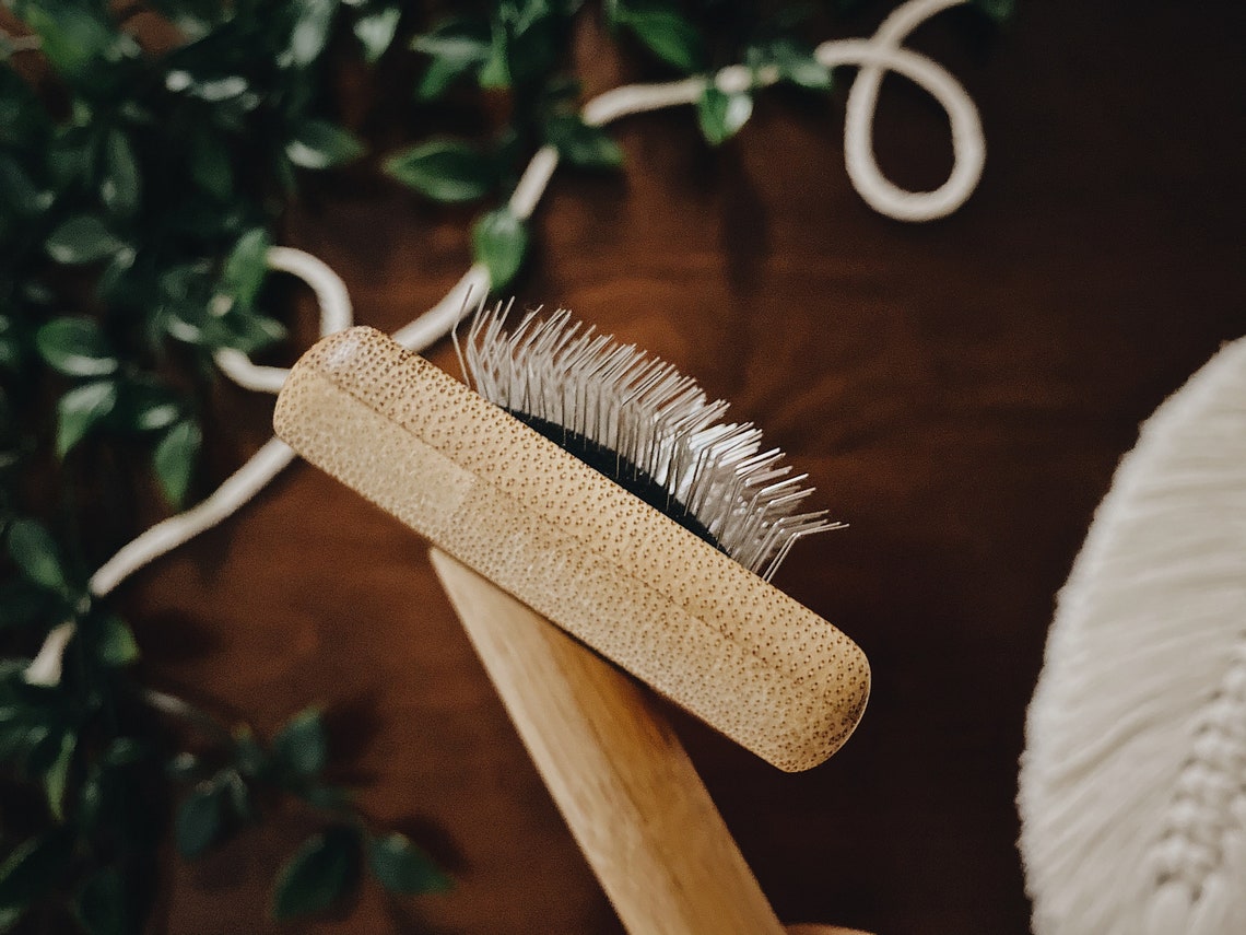 MACRAME BRUSH bamboo macrame brush for tassel feather/leaf Etsy