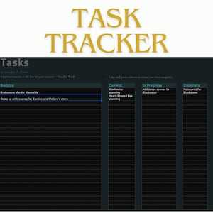 12 Month Writing Tracker Word Count Tracker Minutes and Hours Time Tracker Goal Tracker NaNoWriMo, Camp NaNo, Novel Challenge image 7