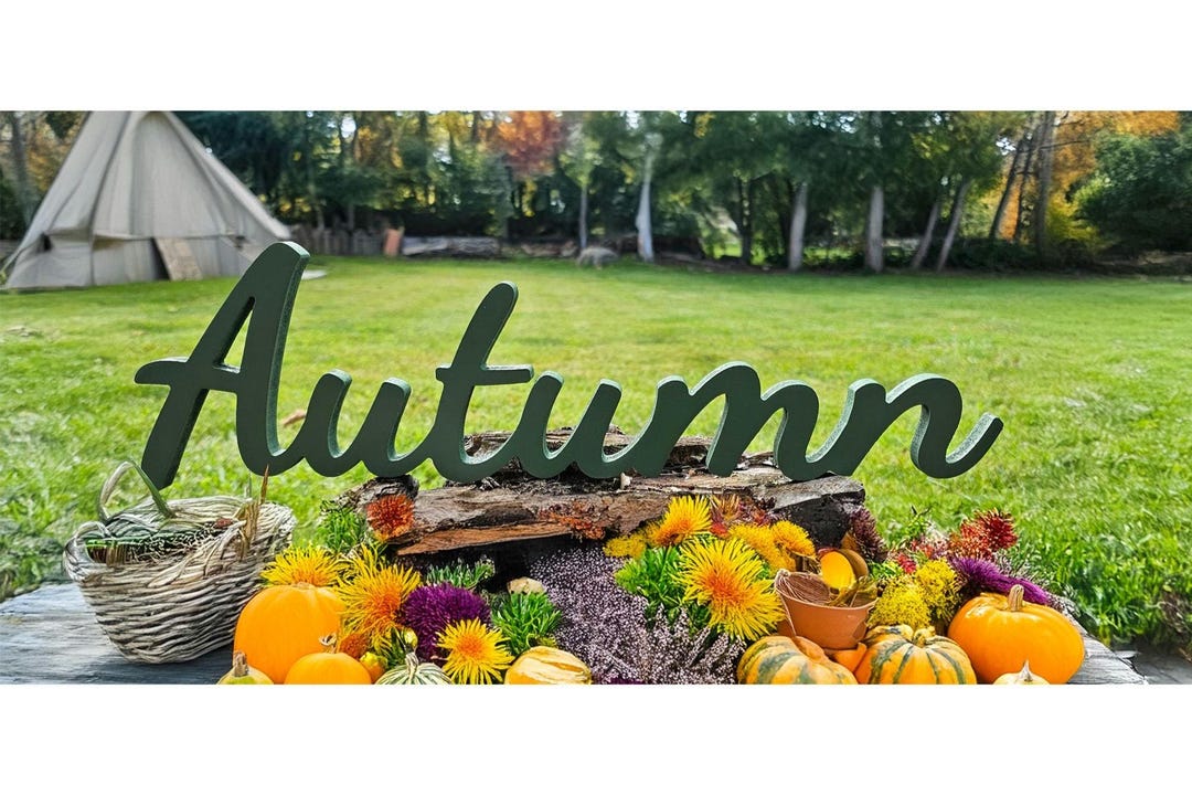 Fall Peace Sign Hand-painted Autumn Wooden Sign: Olive Green Fall Decor - Etsy