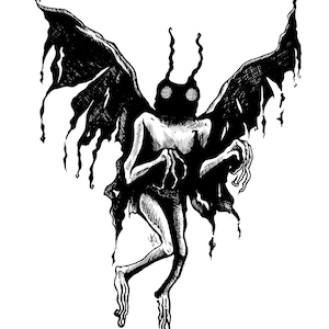 Cryptid Art Prints | Spooky Mythical Creatures