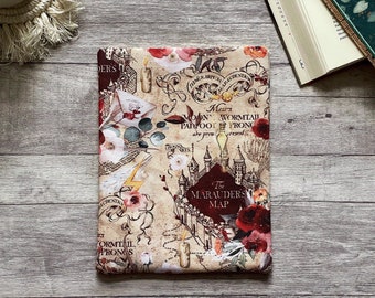 Karte | Magie | Buchhülle Buchtasche Booksleeve Buchumschlag Hülle für iPad Journal Planer Tablet |