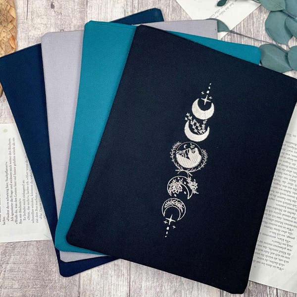 ACOTAR | Funda bordada para libros, mochila, funda para libros, sobrecubierta, diario para iPad, agenda, tableta, tatuaje de Velaris Feyre