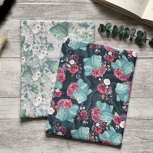 Floral | Bisasam | Buchhülle Buchtasche Booksleeve Buchumschlag Hülle für iPad Journal Planer Tablet |