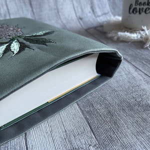 Mandrake Kräuterkunde Alraune Buchhülle bestickt Booksleeve Buchumschlag iPad Journal Planer Tablet Hülle Notizbuch Bild 5