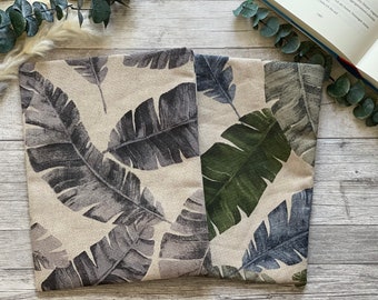 Palm leaves | Leaves | Book cover booksleeve book cover iPad journal planner tablet case notebook