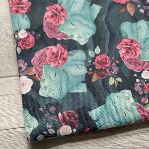 Floral Bisasam Buchhülle Buchtasche Booksleeve Buchumschlag Hülle für iPad Journal Planer Tablet Bild 9