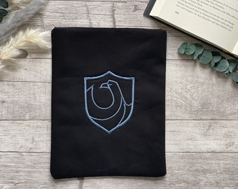 Ravenclaw | Buchhülle bestickt | Buchtasche | Booksleeve Buchumschlag Hülle iPad Journal Planer Tablet |