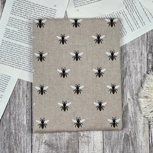 Biene Bienen Gänseblümchen Buchhülle Booksleeve Buchumschlag iPad Journal Planer Tablet Hülle Notizbuch Bild 6