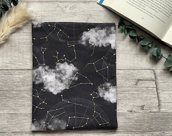 Cloud | Sternenbild | Kristall | Sonne Mond | Buchhülle Buchtasche Booksleeve Buchumschlag Hülle für iPad  Journal Planer Tablet